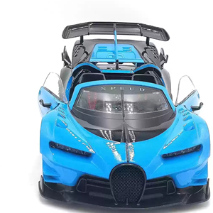 ماشین کنترلی بوگاتی آبی 1:12 Bugatti Style Blue RC Car-اسباب بازی